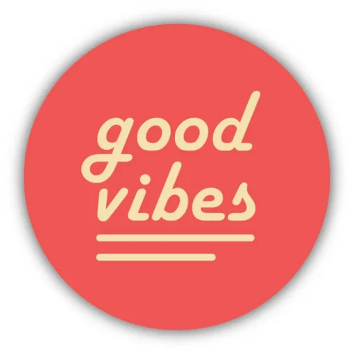 Autocollant Good Vibes