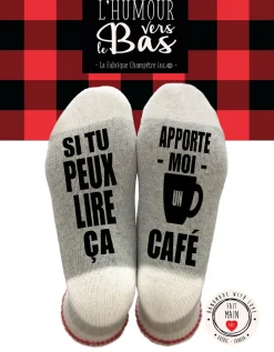 Bas de laine - Apporte-moi un café par La Fabrique Champêtre