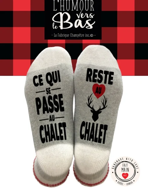 Bas de laine - Ce qui se passe au chalet par La Fabrique Champêtre