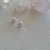 Boucles d'oreilles "Éclipse Totale du Coeur" argent