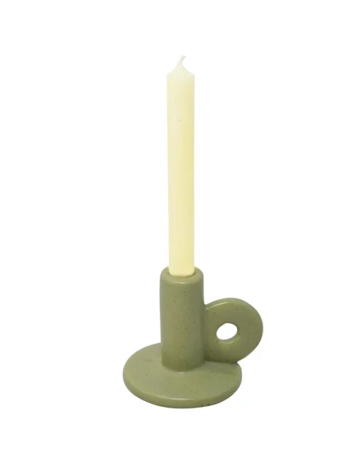 Bougeoir Oeillet vert