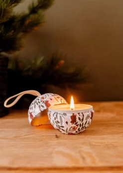 Bougie décorative de Noël Forêt enchantée