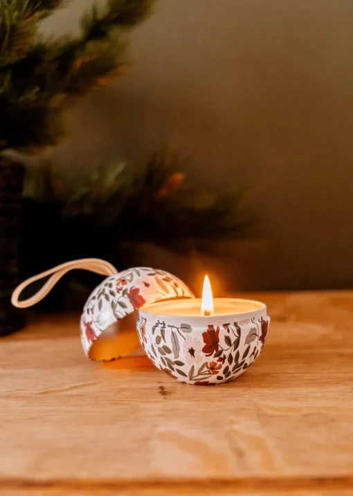 Bougie décorative de Noël Forêt enchantée