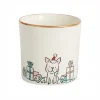 Cache-pot chien de Noël