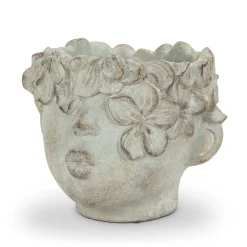 Cache-pot Femme bisou