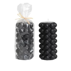 Chandelle Bubble noire 3" x 6"