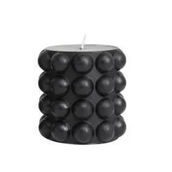 Chandelle Bubble noire 4"