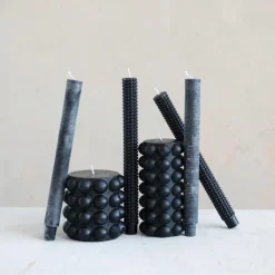 Chandelle Bubble noire 3" x 6"