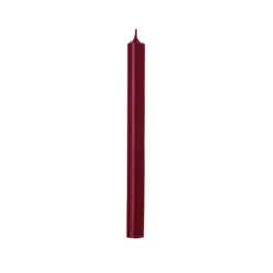 Chandelle longue rouge foncée