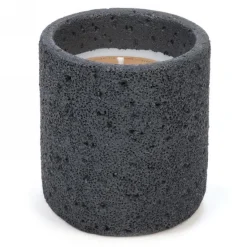 Chandelle texturée gris foncé