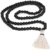 Collier perlé de Noir