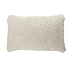 Courtepointe en velours Dove crème