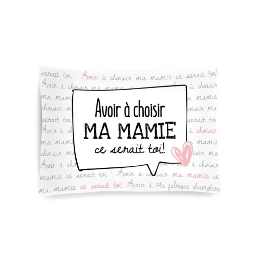 Coussin - Choisir ma mamie par La Fabrique Champêtre