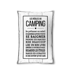 Coussin - Les règles en camping
