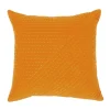 Coussin de velours moutarde par Brunelli
