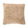 Coussin en fausse fourrure Beverly taupe