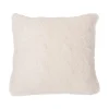 Coussin en fausse fourrure Beverly crème