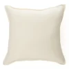 Coussin Linen stone wash crème
