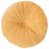 Coussin mandarin jaune par Brunelli