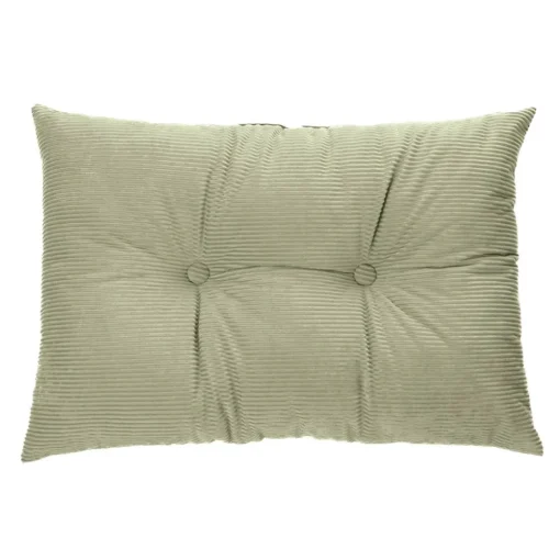 Coussin rectangle sauge Corduroy