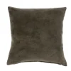 Coussin velours Vera genévrier