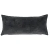 Coussin velours Vera graphite