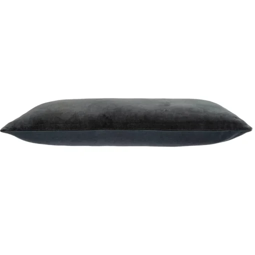 Coussin velours Vera graphite