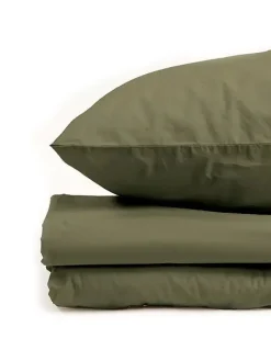 Ens. Draps coton lavé Olive
