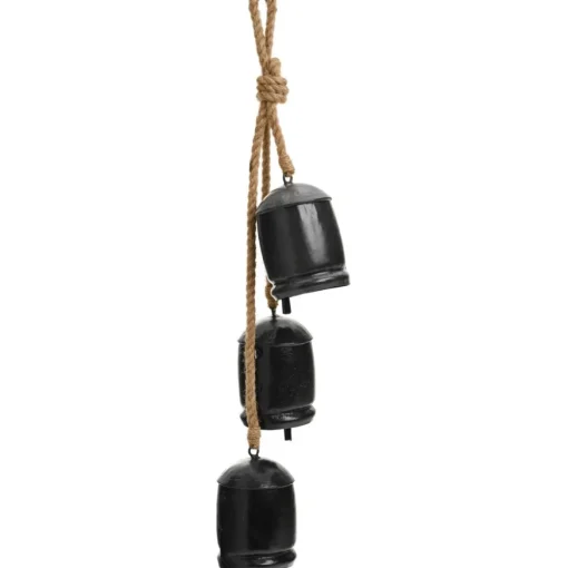 Ensemble de cloches antiques noires