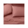 Ensemble de draps en Bambou rouille