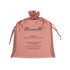 Ensemble de draps en Bambou rouille