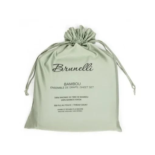 Ensemble de draps en Bambou sauge