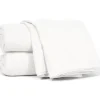 Ensemble de draps en flannel blanc