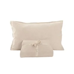 Ensemble de draps en lin naturel
