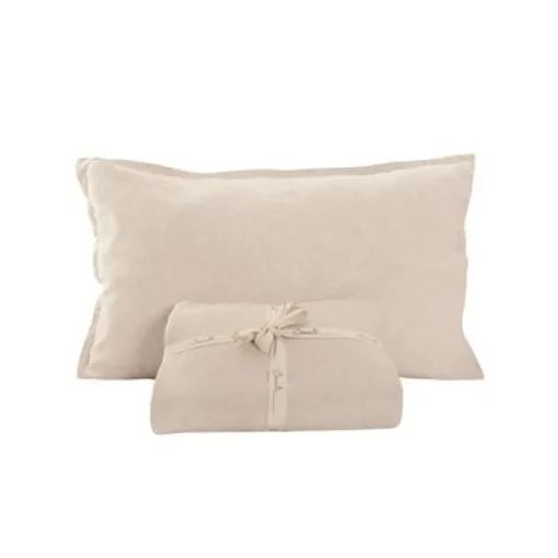 Ensemble de draps en lin naturel