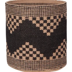 Grand panier en coton Rise Onyx