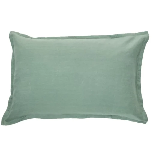 Housse de couette Linen sauge par Brunelli
