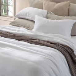 Housse de couette Muslin blanche