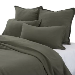 Housse de couette Muslin olive