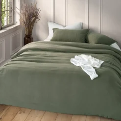 Housse de couette Olive lin