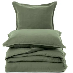 Housse de couette Olive lin