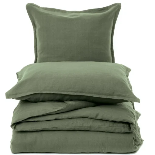 Housse de couette Olive lin