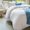 Housse de couette Organic blanche par Brunelli