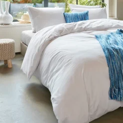 Housse de couette Organic blanche par Brunelli