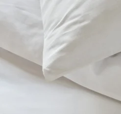 Housse de couette Organic blanche par Brunelli