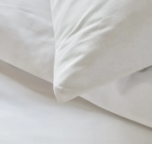 Housse de couette Organic blanche par Brunelli