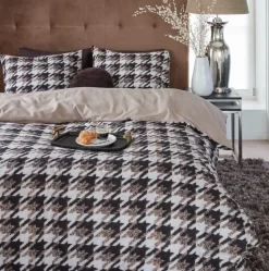 Housse de couette Pied de poule par Brunelli