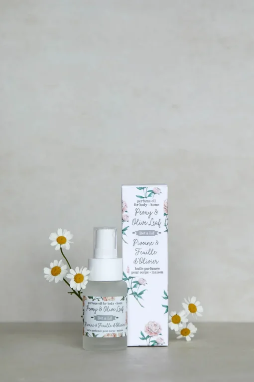 Huile de parfum Pivoine et feuille d'olivier