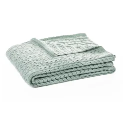 Jeté en tricot sauge Naja