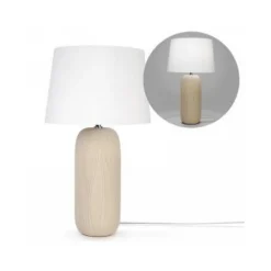 Lampe de table en céramique Beige